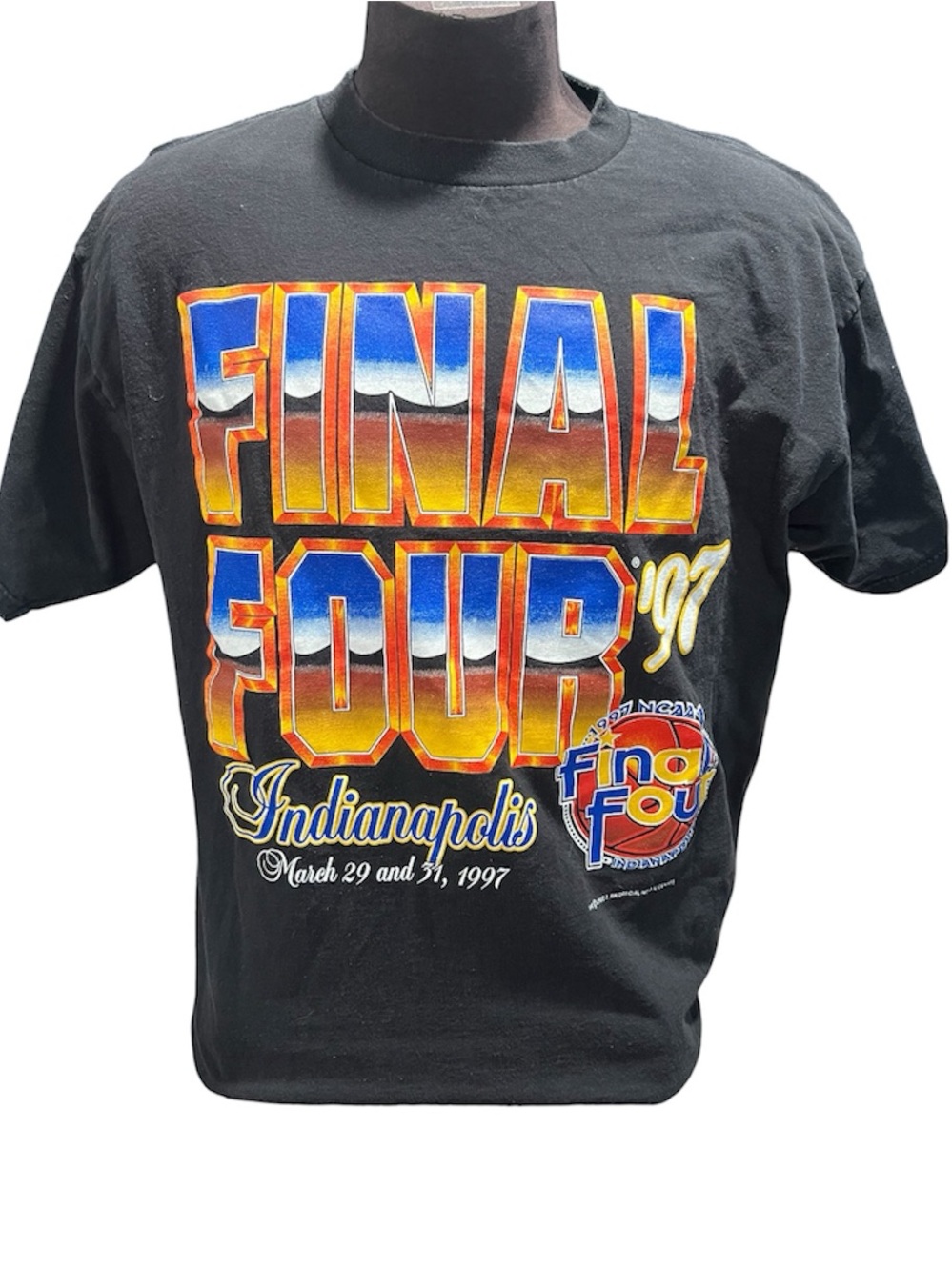 Vtg 97 NCAA Final Four Indianapolis Shirt Men's Basketball Championship XL
